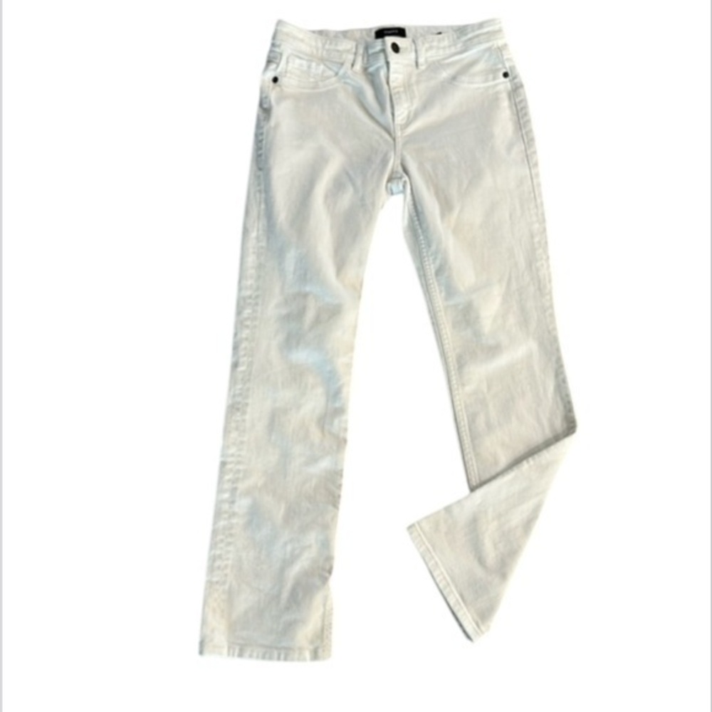 Theory Split Hem Skinny Fresh Denim jeans in white size 26